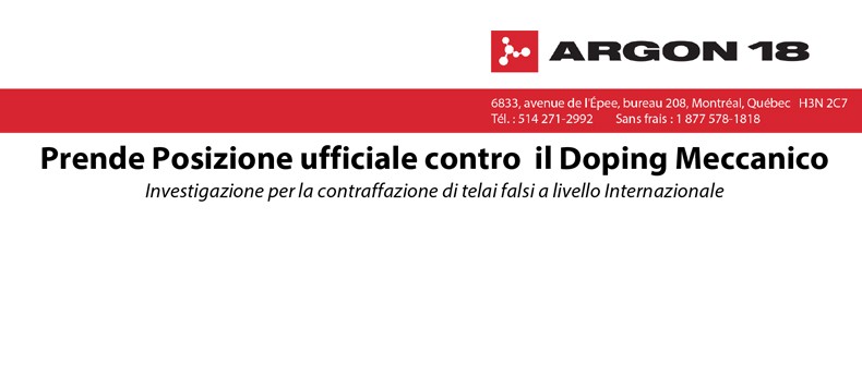 Argon 18: Doping meccanico 